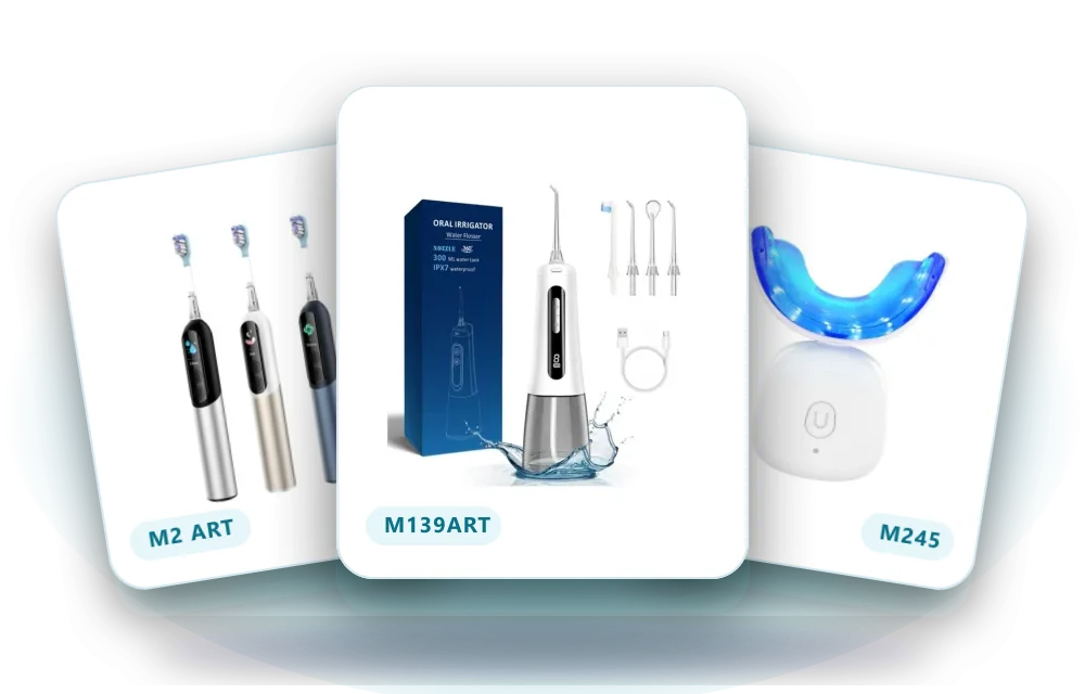 Máy tăm nước, bàn chải điện và thiết bị làm trắng răng Inmax Dental